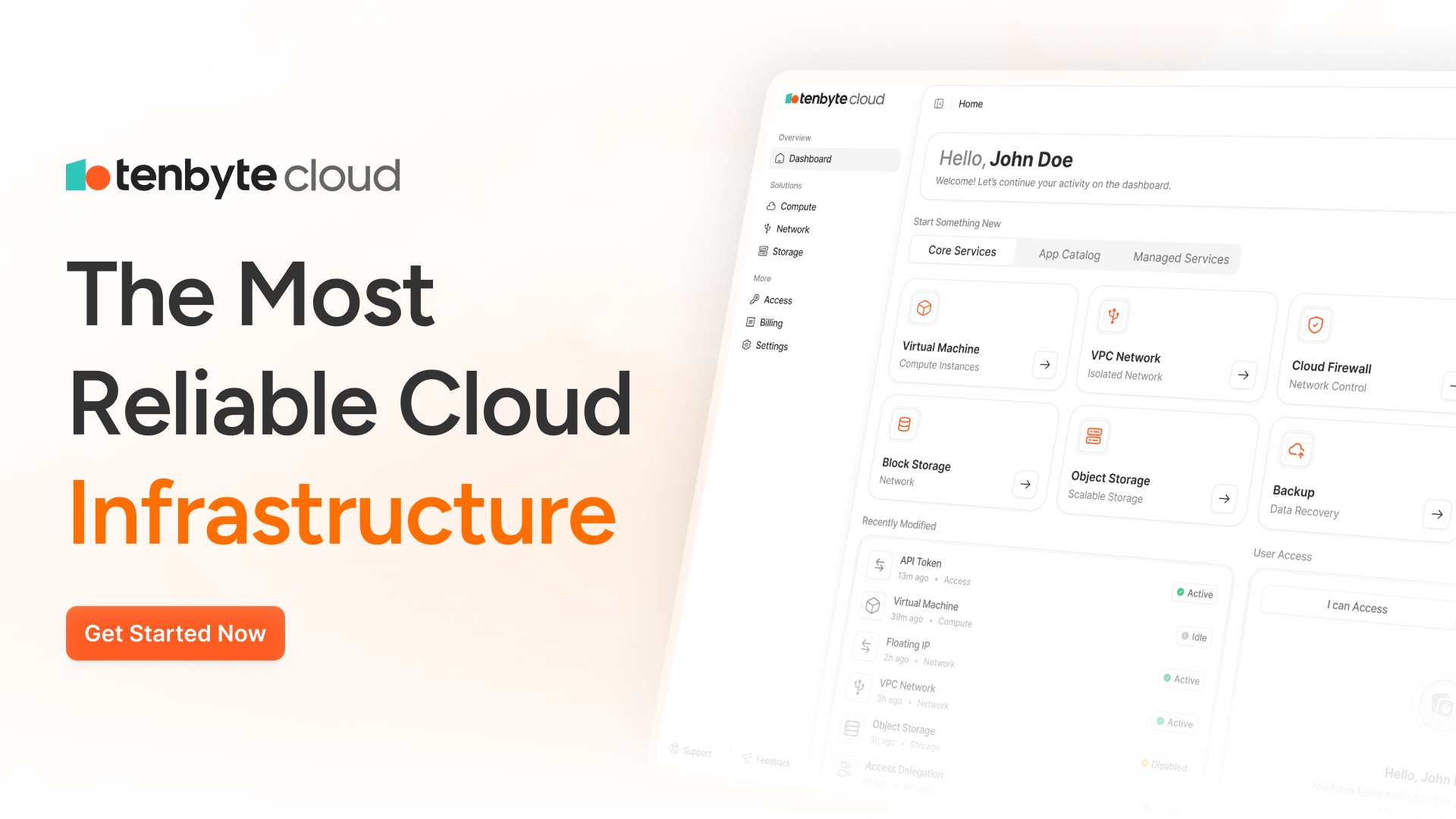 Cloud VM Hosting with 99.98% Uptime & BDIX Peering | Tenbyte